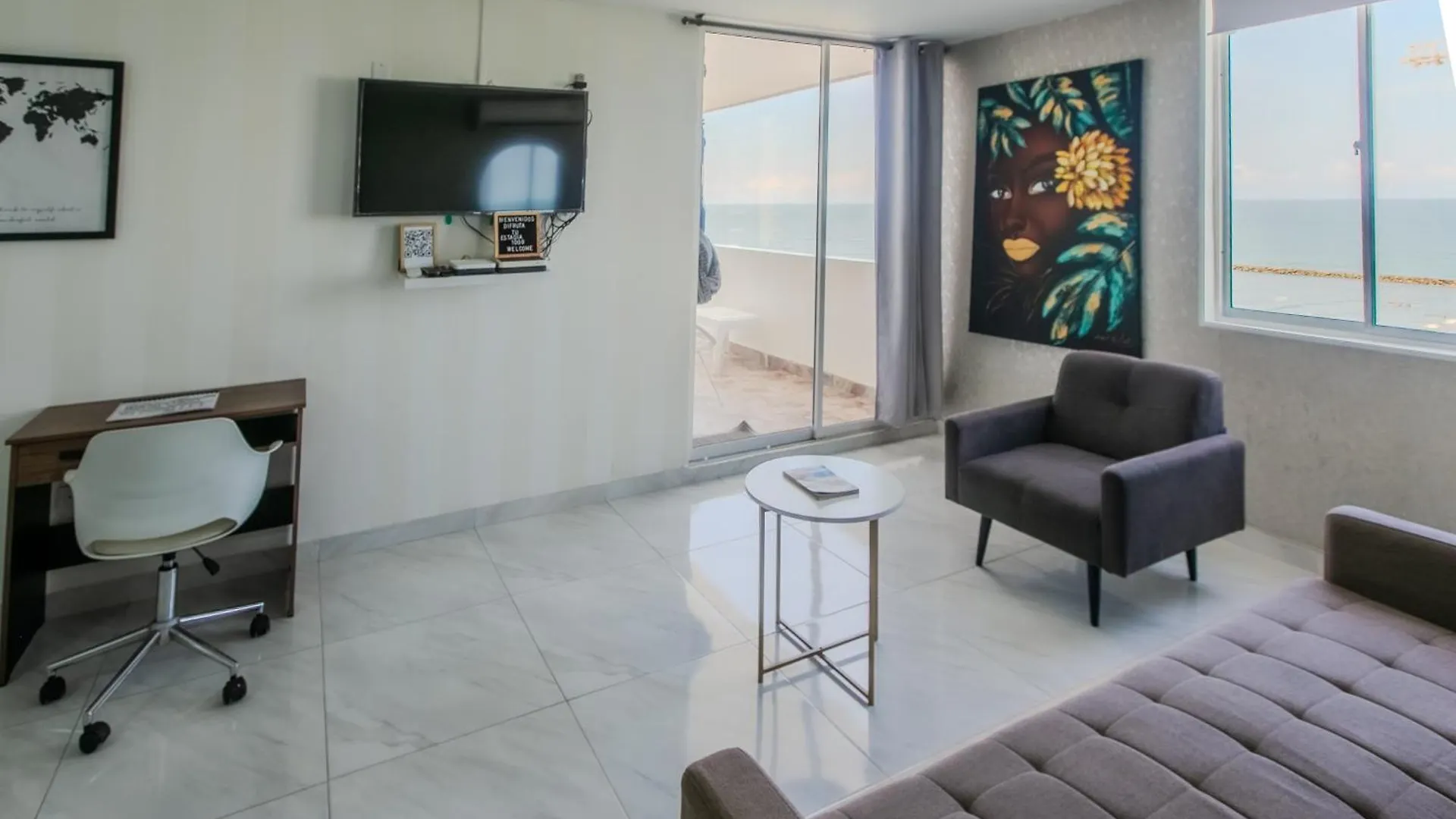 Stylish & Renovated Condo In El Laguito, Cartagena コロンビア